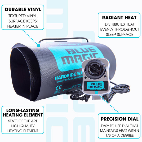 Blue Magic FREEFLOW, Waterbed Mattress Bundle w/heater Wayfair Canada